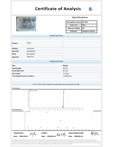 MS10 certificate, batch MS10260912
